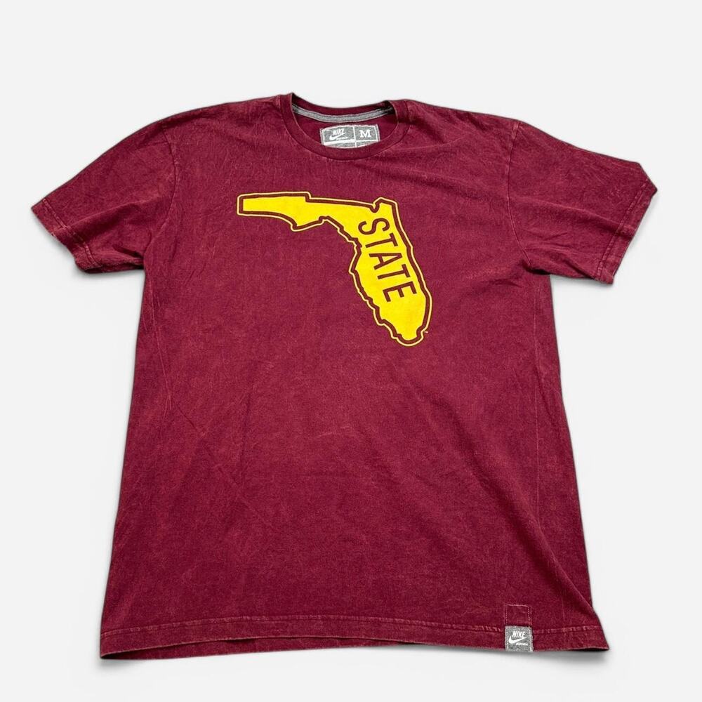 Nike Mens Size M Florida State Short Sleeve Acid Wash T-Shirt